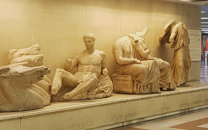 >Athens Metro Station Museums