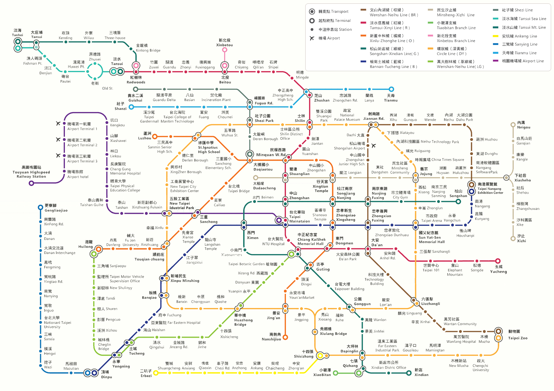 Taipei Metro Map