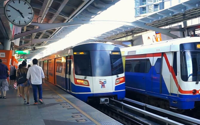 Bangkok SkyTrain timetable