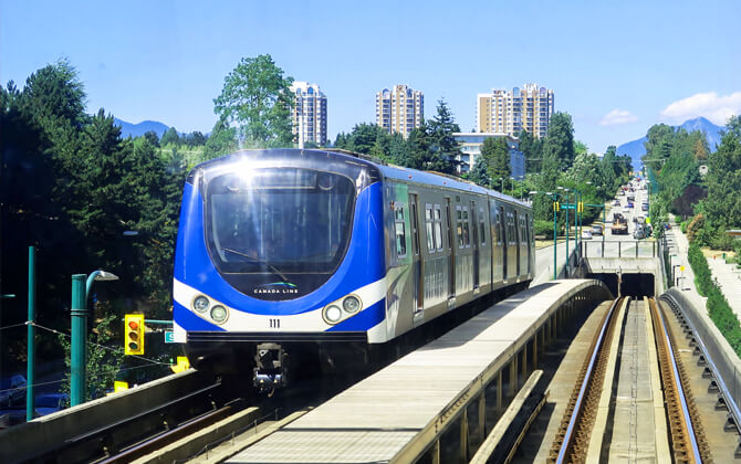 Sky Train Vancouver